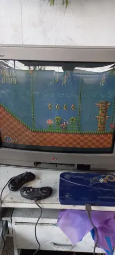 Master sistem + televisão de tubo