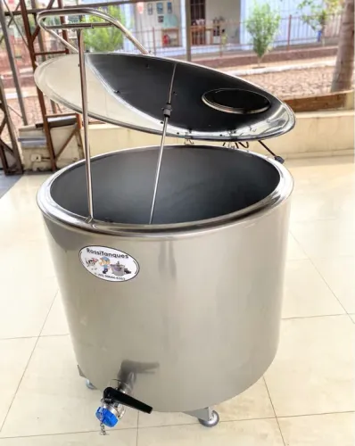 Resfriador Tanque Inox 300 Litros Tina Caldas Sorvetes Açaí Leite Água sucos Maturar