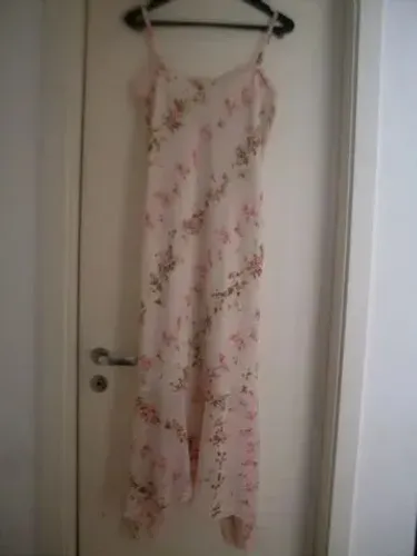 Vestido chiffon midi