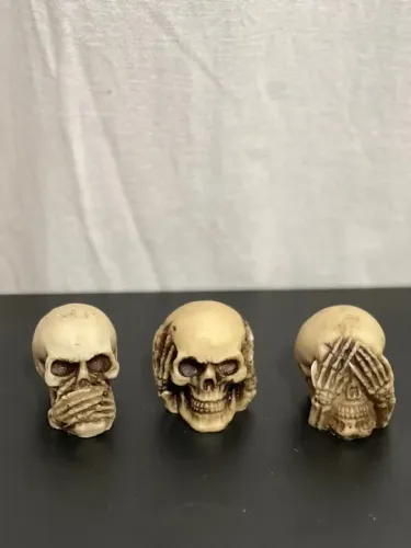 Peças de decoração Caveiras