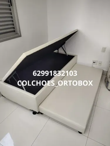 Box Baú Solteiro com auxiliar na espuma D28 selada