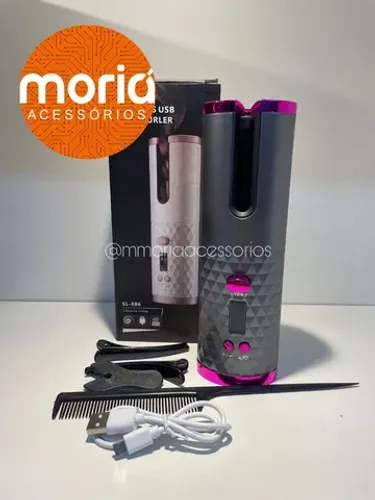 Modelador de Cachos Finalizador Cabelo Automático Sem fio portátil USB 