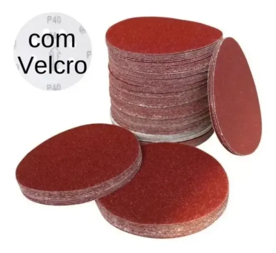 Lixas velcro 125 mm pacote com 10 lixas , 18, reais cada.