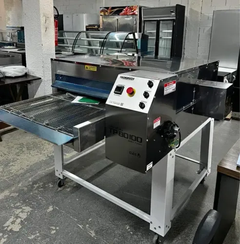 Forno esteira a gás 80/100 tecnopizza (Alef)