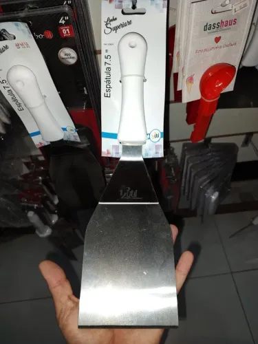 Espátula curva inox profissional 7,5' top