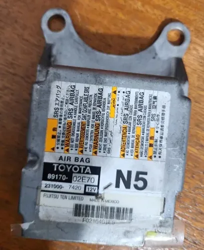 Módulo Central Airbag Toyota Corolla 89170-02E70  N5  (Resetado)