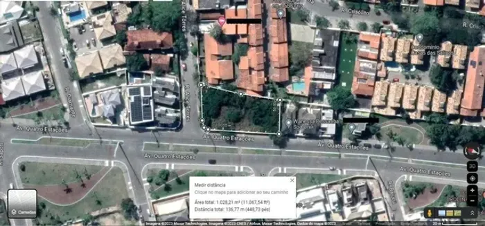Terreno com 1013m² para venda no Novo Portinho em Cabo Frio/RJ por R$2.100.000,00