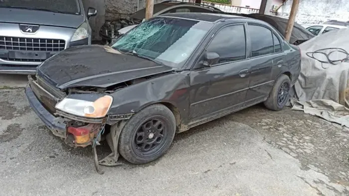 Sucata Para Retirada De Peças Civic 2002 Preto Completo