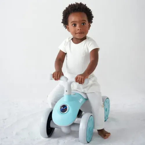 Bicicleta Scooter de Equilíbrio Azul Buba com Som e Farol - Usada, em ótimo estado!