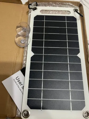 Painel solar portátil, carregamento ao ar livre, caminhadas, acampamento, USB