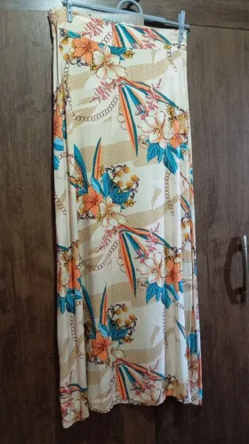 Saia Longa Floral Elegante