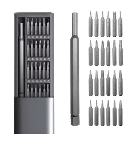 [Novo] Kit Chaves de Fenda Magnéticas 24 em 1, Phillips, Torx, Hex, Reparação, Informática
