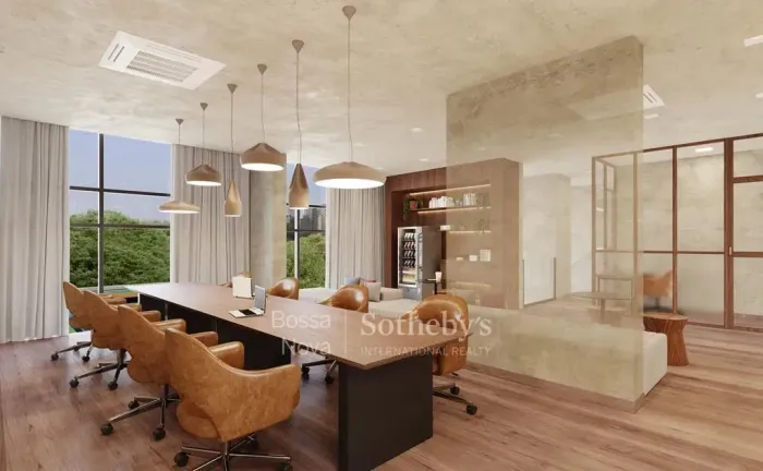 Apartamento com vista permanente para o Parque Ibirapuera e planta flexível
