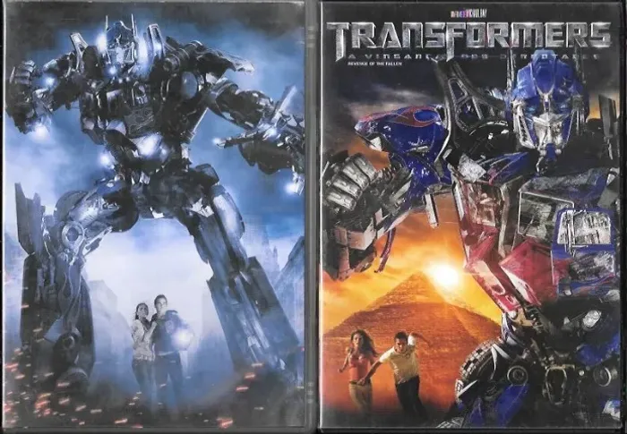 Coleção DVD: Transformers 1 & 2 (aventura / ação / ficção científica) Paramount (reg. 4)