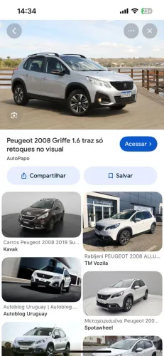 SUCATA PEUGEOT 2008 2021