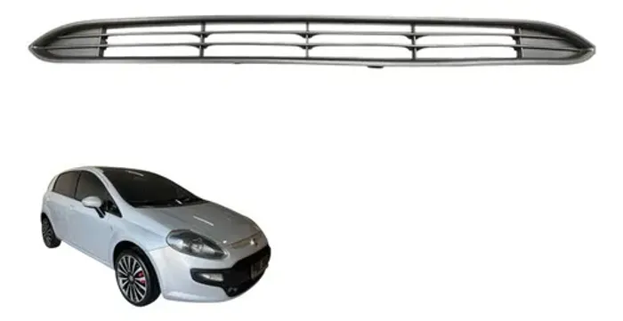 Grade Central Parachoque Fiat Punto Sporting 2013 2014 Usado