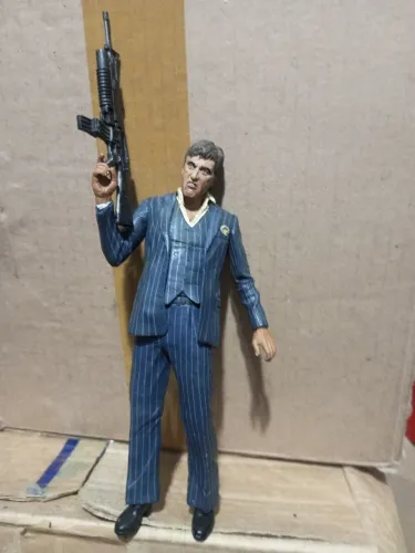 Scarface Tony Montana neca toys boneco figura original