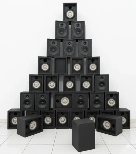 Caixas de som Para Publicidade de Rádio Poste