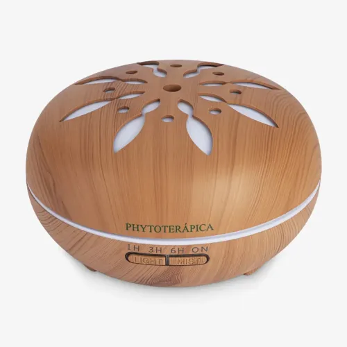 Aromatizador ultrassônico 550ml phytoterápica + 4 óleos essenciais