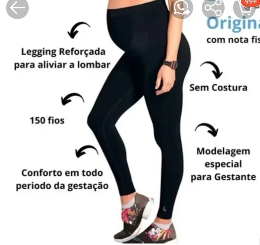 Legging Gestante - Conforto e Estilo para sua Gravidez