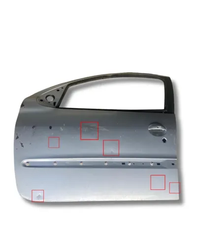 Porta dianteira esquerda Peugeot 206 207 2000 á 2014