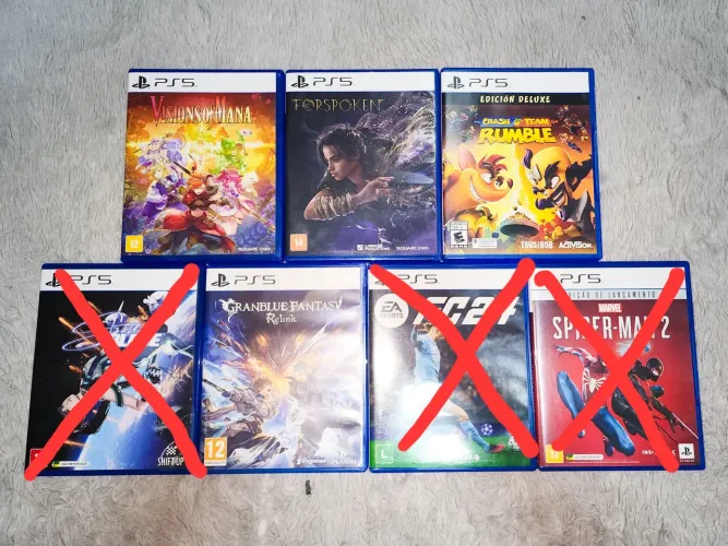 Jogos PS5 - Deixe sua oferta