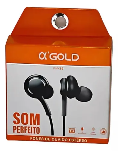 Fones de Ouvido Gold FN-S0