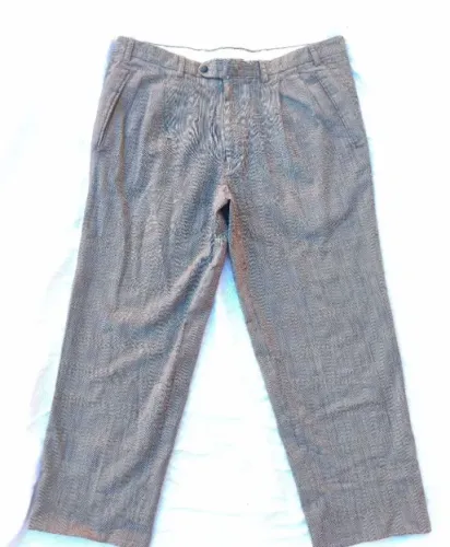 calça estilo alfaiataria de lã hugo boss vintage cgc Tam GG