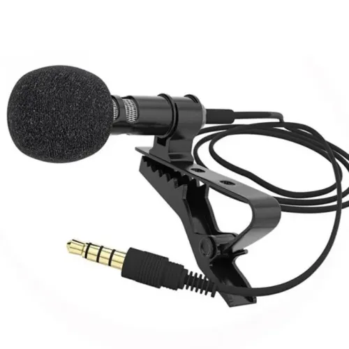 Microfone de Lapela para Videos do Youtube