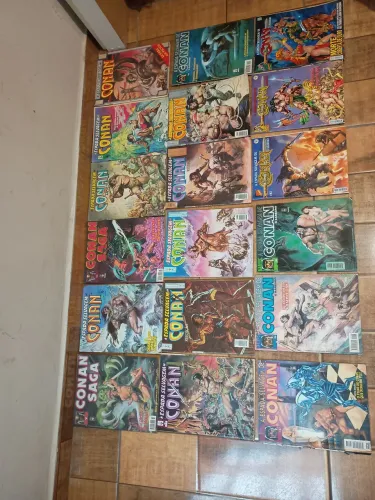 revistas antiga  Conan 18 unidades