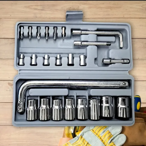 Jogo de Chaves Soquetes Cachimbo Bits - Chave L 24 Peças - PRONTA ENTREGA