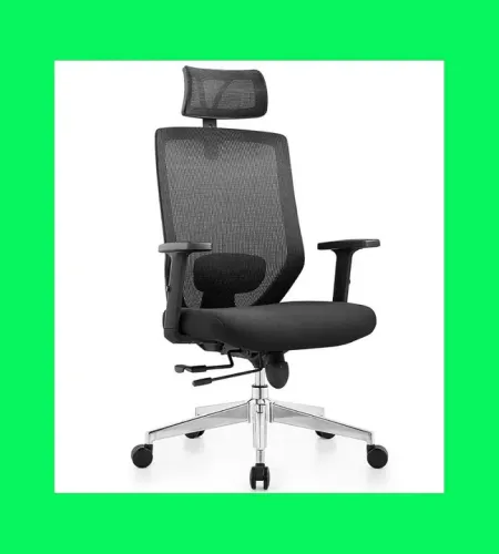 Cadeira Escritório Presidente Ergonômica c/ Apoio Lombar 
