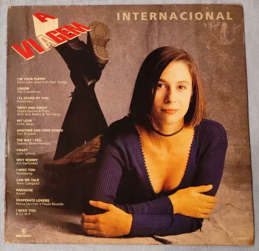 Disco Vinil - novela A Viagem - trilha sonora internacional