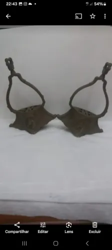 PAR DE ESTRIBOS"CAVALINHO". CENTENÁRIO
