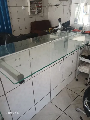 Bancada de vidro 