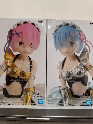 Re:Zero - Ram&Rem - EXQ Figure - Maid Armor Ver. (Bandai Spirits)