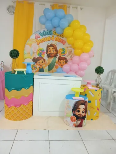 Decoração e pegue e monte