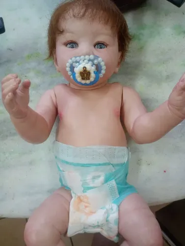 Boneca Bebê Reborn Linda e Detalhada