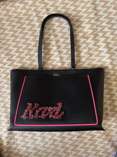 Bolsa Tote Karl Lagerfeld Preta