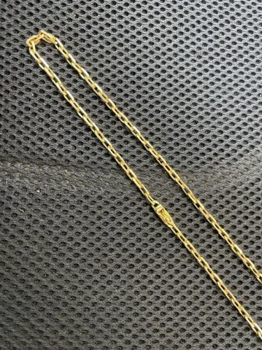 Cordão de Ouro 18K - tijolinho maciço 23,7g