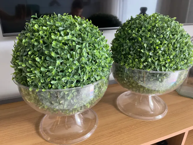 2 TAÇAS GIGANTES de Acrílico