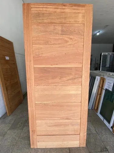 PORTA DE MADEIRA MACIÇA ANGELIM 2.10X 60CM 70CM 80CM - MEGA OFERTA