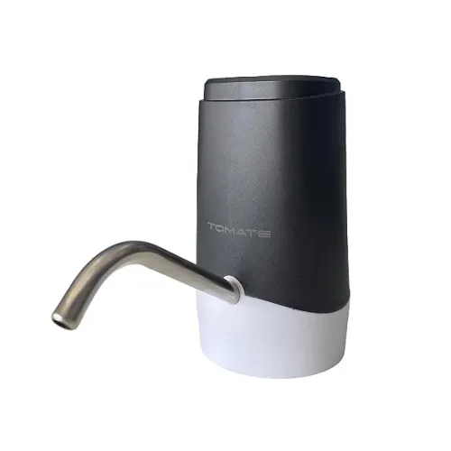Bomba Dispensador Galão de Água Elétrica Recarregável Estilo com Bico Inox- Tomate