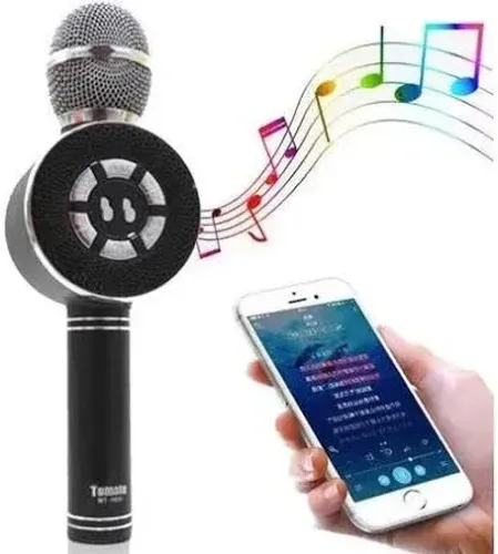 Microfone Karaoke Bluetooth Tomate MT-1035