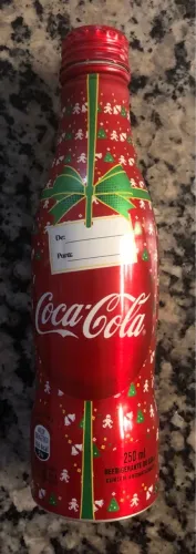 Garrafa Coca-Cola Natalina Colecionável