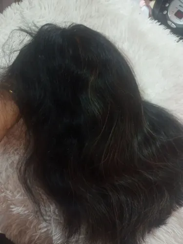 Peruca de Cabelo Humano Preto