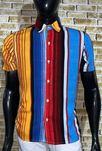 Camisas Viscose Estampada