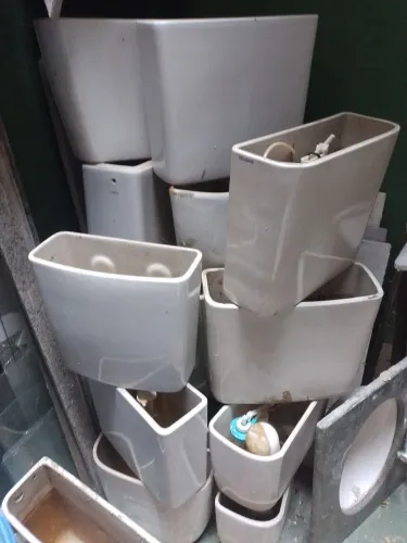 Caixa de vaso acoplado   OCA E SEM TAMPA