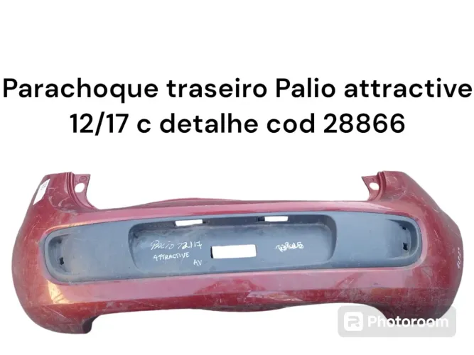 Parachoque traseiro Palio Attractive 12/17 - Cod. 28866