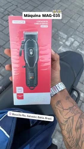Máquina de Cortar Cabelo Sem Fio Tomate MAG-035 - não respondemos chat!!!
